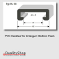 Preview: PVC Handlauf Typ. HL08 für Flachstahl 40x8mm